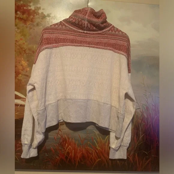 Free People White and Pink Sweater - Picture 7 of 8